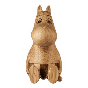 Moomin Mummi trefigur Mummimamma 10 cm eik
