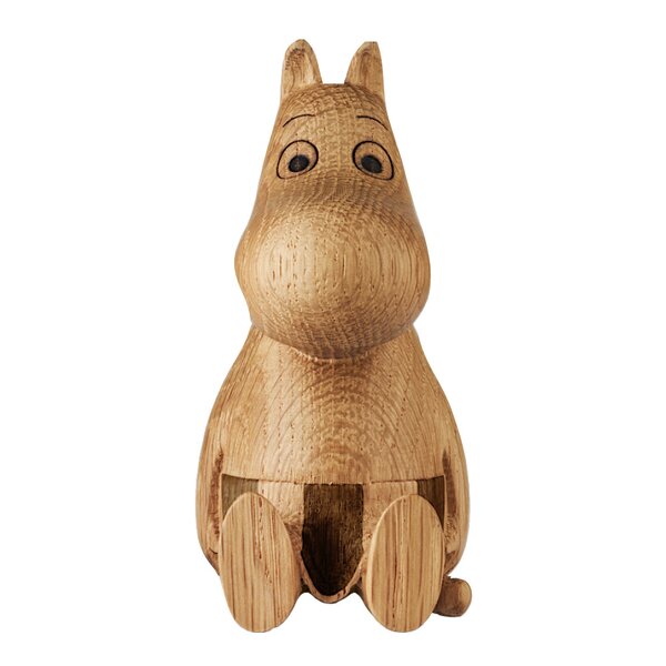 Moomin Mummi trefigur Mummimamma 10 cm eik
