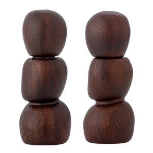 Bloomingville Salvi salt- og pepperkvern 17 cm 2 stk brun
