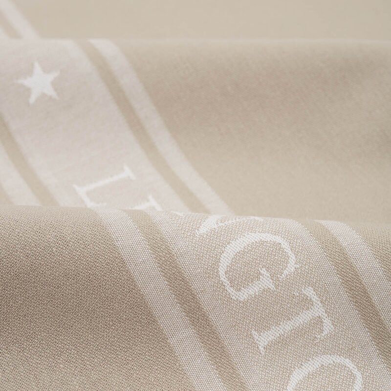 Lexington Icons star kjøkkenhåndkle 50x70 cm beige/hvit