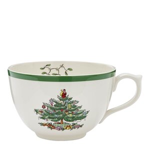 Spode Christmas Tree kopp og coaster-sett 34 cl