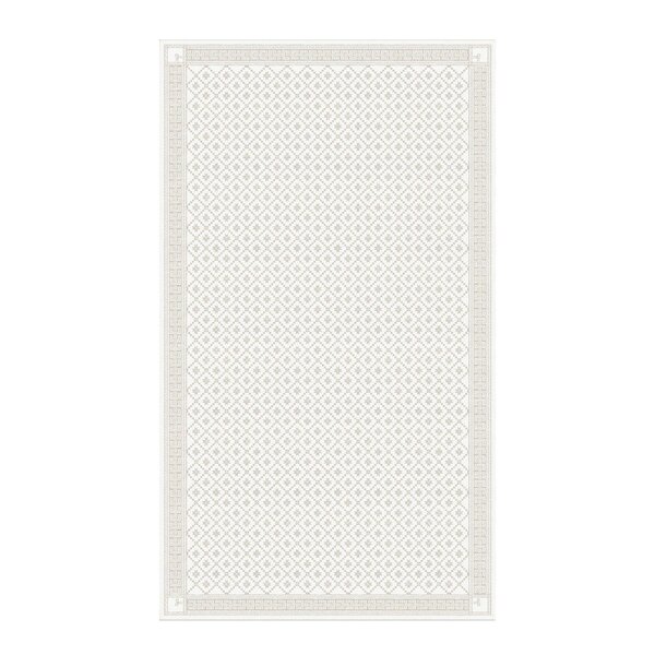 Ekelund Åttebladrose bordduk 150x260 cm beige