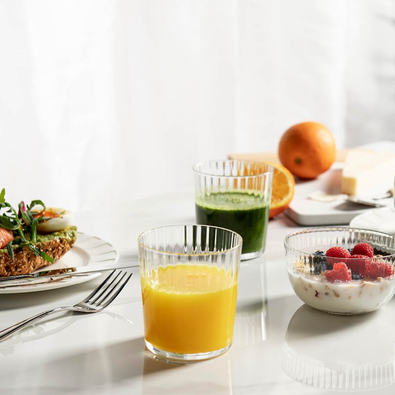 Modern House Aqua vannglass 35 cl 6-pack klar