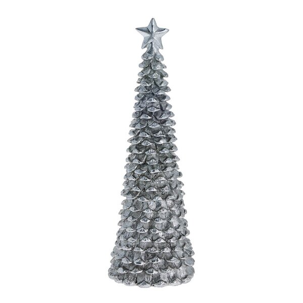 Lene Bjerre Serafina juledekorasjon tre 27 cm antikk sølv