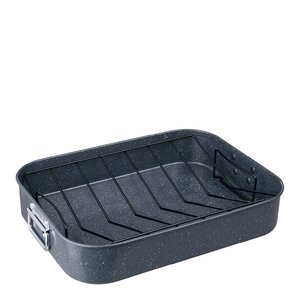 Denby Quantanium Finish stekebrett med rist 41,6x31,8x7,6 cm