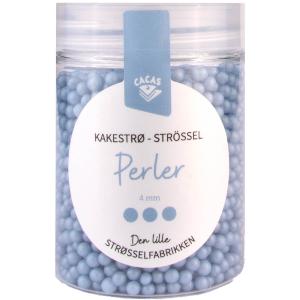 Cacas Kakestrøssel perler 4 mm 90g isblå