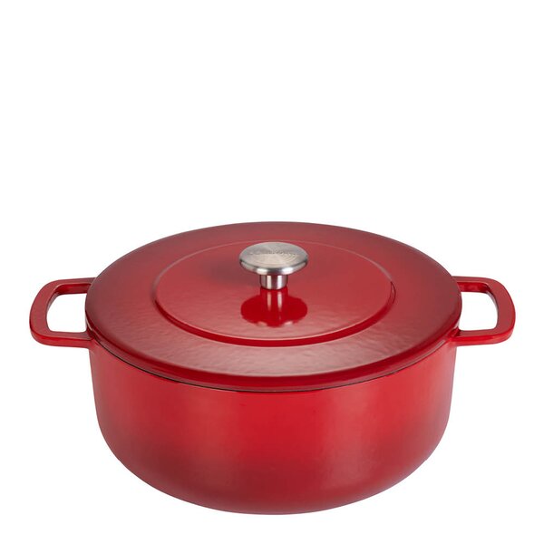 Combekk Støpejernsgryte 24 cm 3,8L cherry
