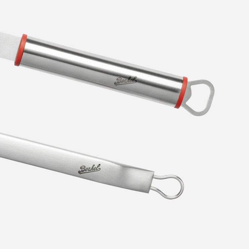 Berkel BBQ sett med stekespade og tang i rustfritt stål 44 cm
