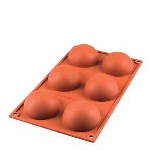 Silikomart Silikonform halvkule 6 stk 7x3,5 cm
