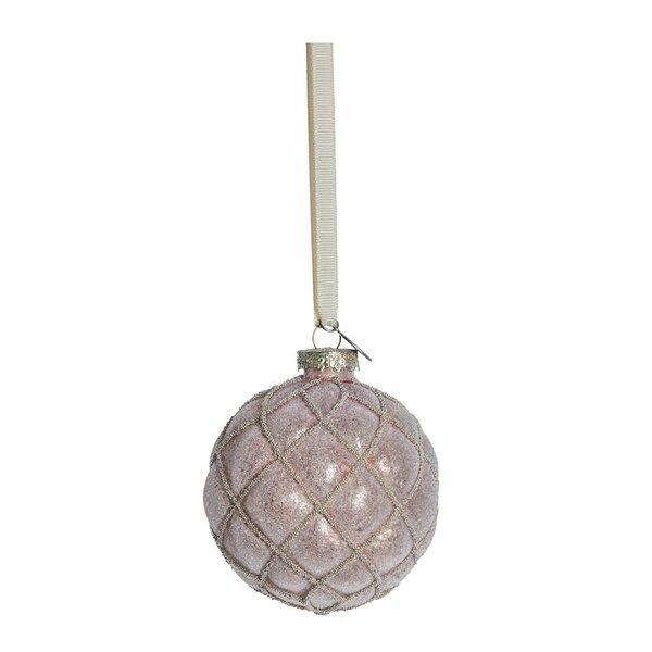 Lene Bjerre Norille juledekorasjon 8 cm støvet rosa