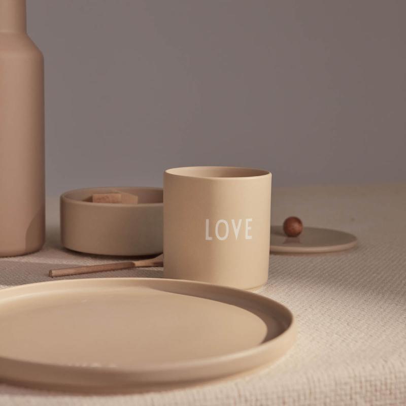 Design Letters Favourite krus Love 25 cl beige
