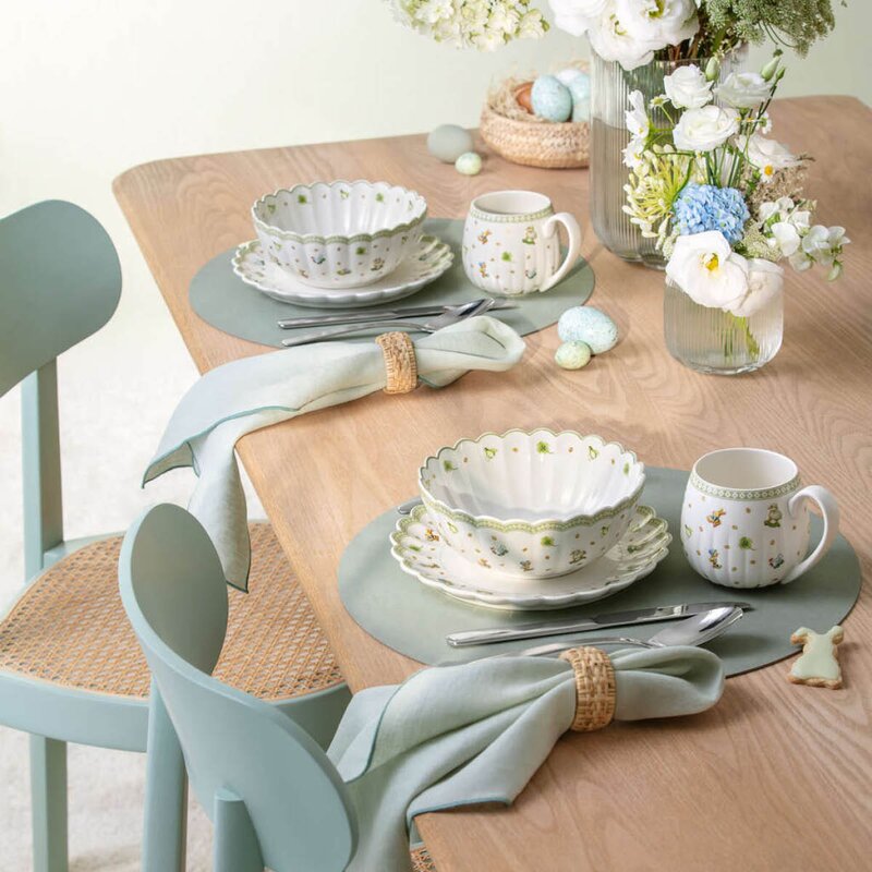 Villeroy & Boch Easter Delight frokostsett for 2 6 deler grønn