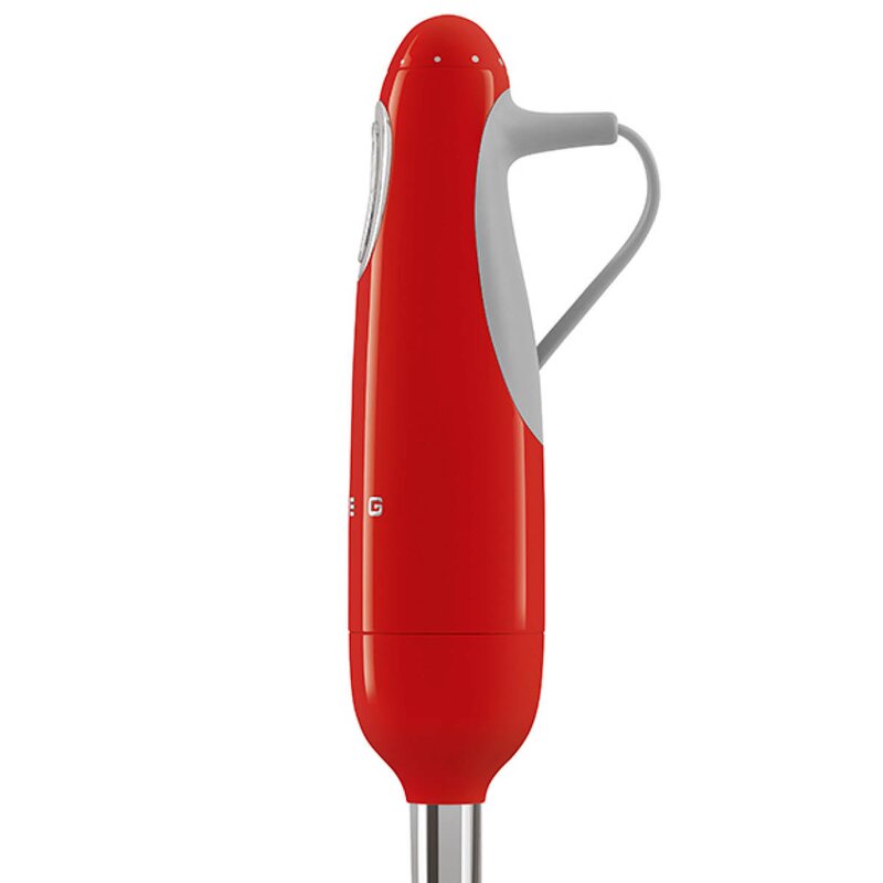 SMEG Stavmikser med tilbehør HBF03 rød