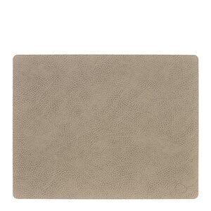 LIND DNA Square Hippo spisebrikke  L 35x45 cm varmgrå