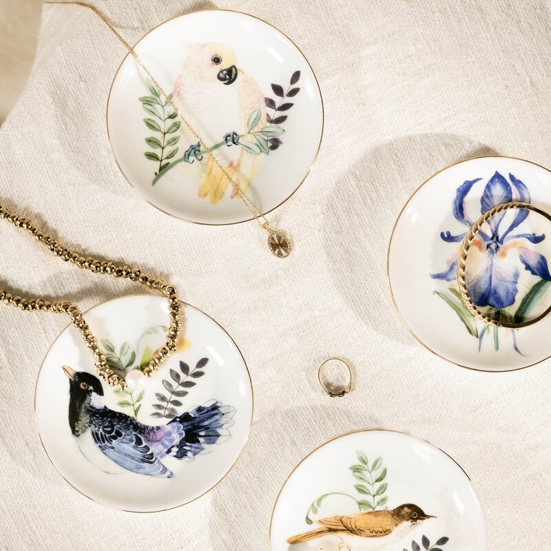 Magnor Bijoux asjett 11 cm Cockatoo