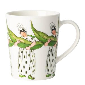 Design House Stockholm Elsa Beskow krus m/håndtak 28 cl Mrs Broad Bean