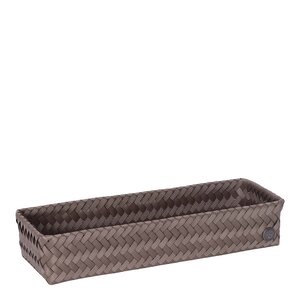 Handed By Fit lang oppbevaringskurv 39x12x7 cm taupe