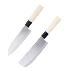 Sekiryu Knivsett 2 deler stål/polleltre