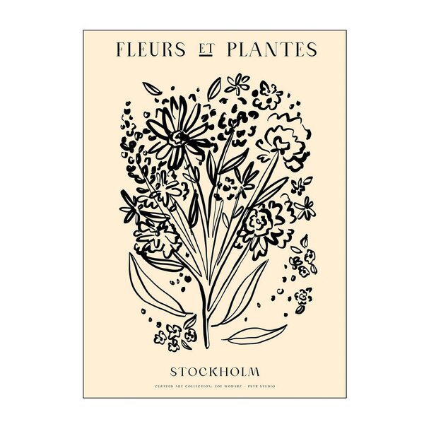 Poster & Frame – PSTR Studio poster 50×70 cm zoe fleurs et plantes bouquet stockholm