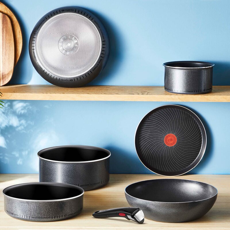 Tefal Ingenio So Light stekepannesett 3 deler 24+28 cm