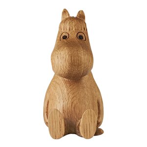 Moomin Mummi trefigur Snorkfrøken 10 cm eik