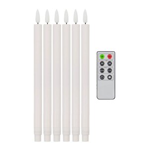 House Doctor LED kronelys 24 cm 6 stk hvit