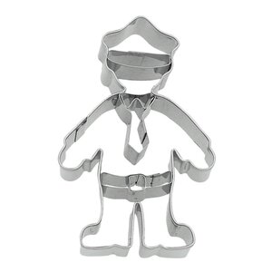 Birkmann Cookie Cutters pepperkakeform politi 8 cm rustfritt stål