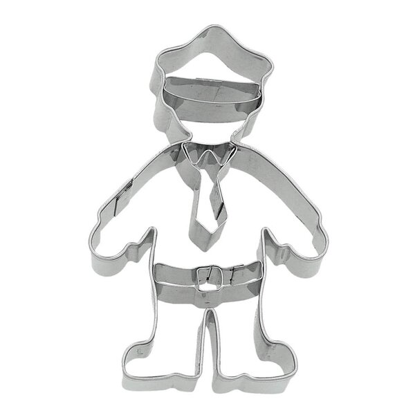 Birkmann Cookie Cutters pepperkakeform politi 8 cm rustfritt stål