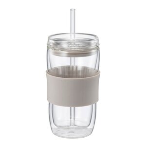 Modern House Sipster dobbelvegget drikkeglass 30 cl varm grå