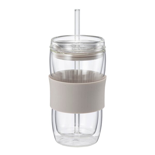 Modern House - Sipster dobbelvegget drikkeglass 30 cl varm grå