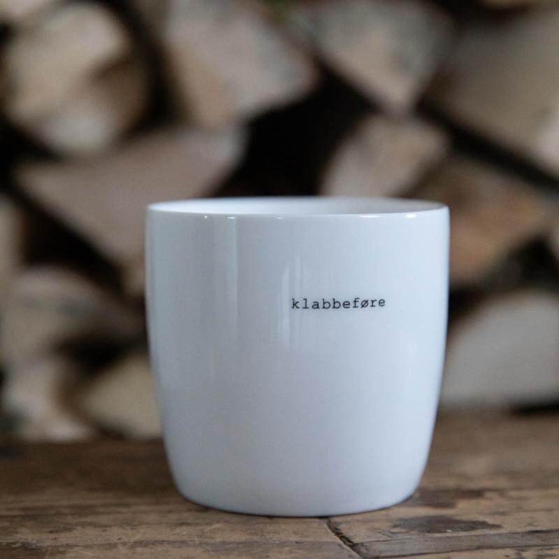 Sögne Home Krus klabbeføre 30 cl hvit
