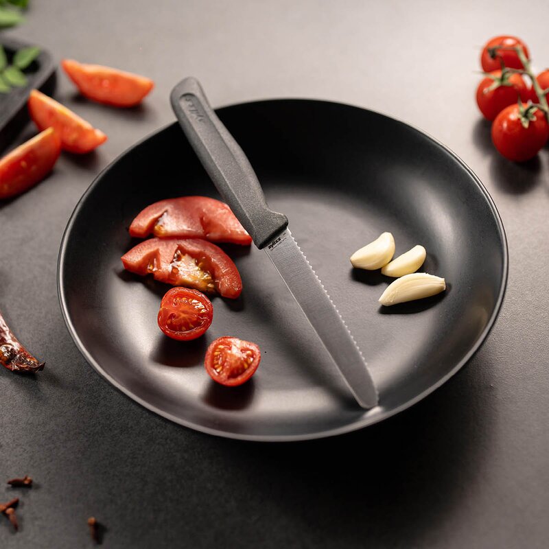 Zyliss Bølget tomatkniv 11 cm grå