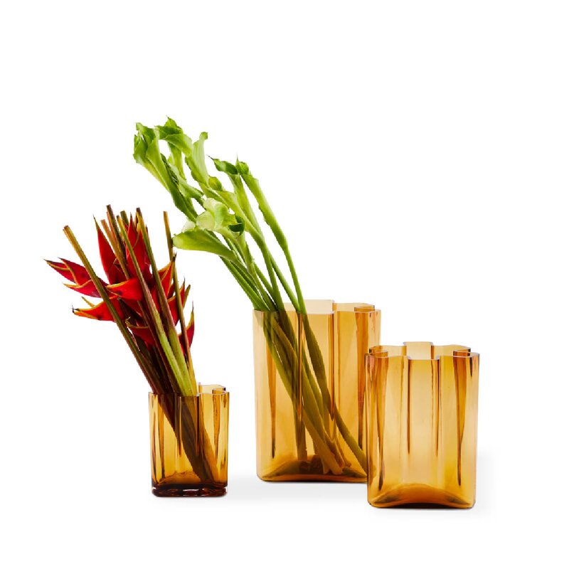 Pols Potten Hanari vase L 38 cm oker