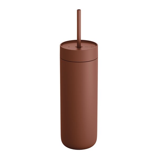 Fellow – Carter Cold Desert Capsule tumbler med sugerør 590 ml sienna