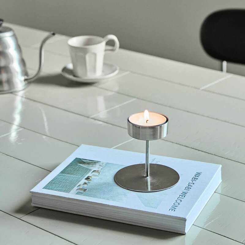 House Doctor Anit telysestake 10,5x10 cm sølvfinish