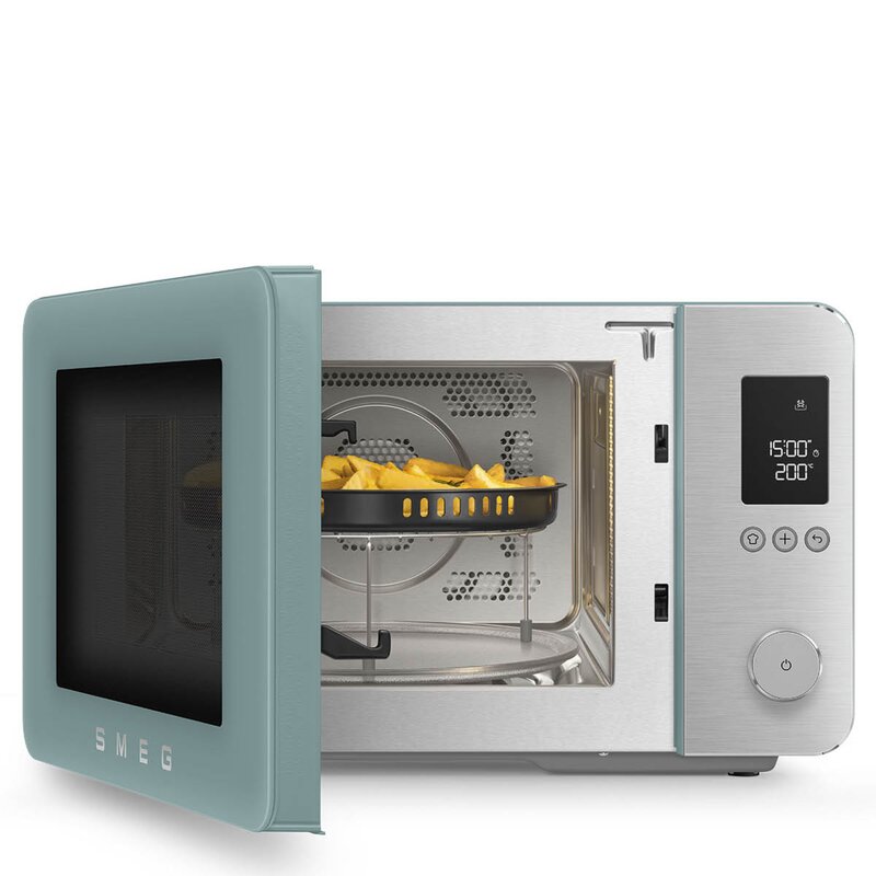 SMEG Collezione mikrobølgeovn varmluft MOC02 2100W emerald green