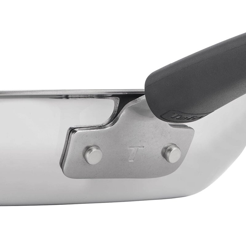 Tefal Emotion Plus Power SS Mesh stekepanne 28 cm honeycomb