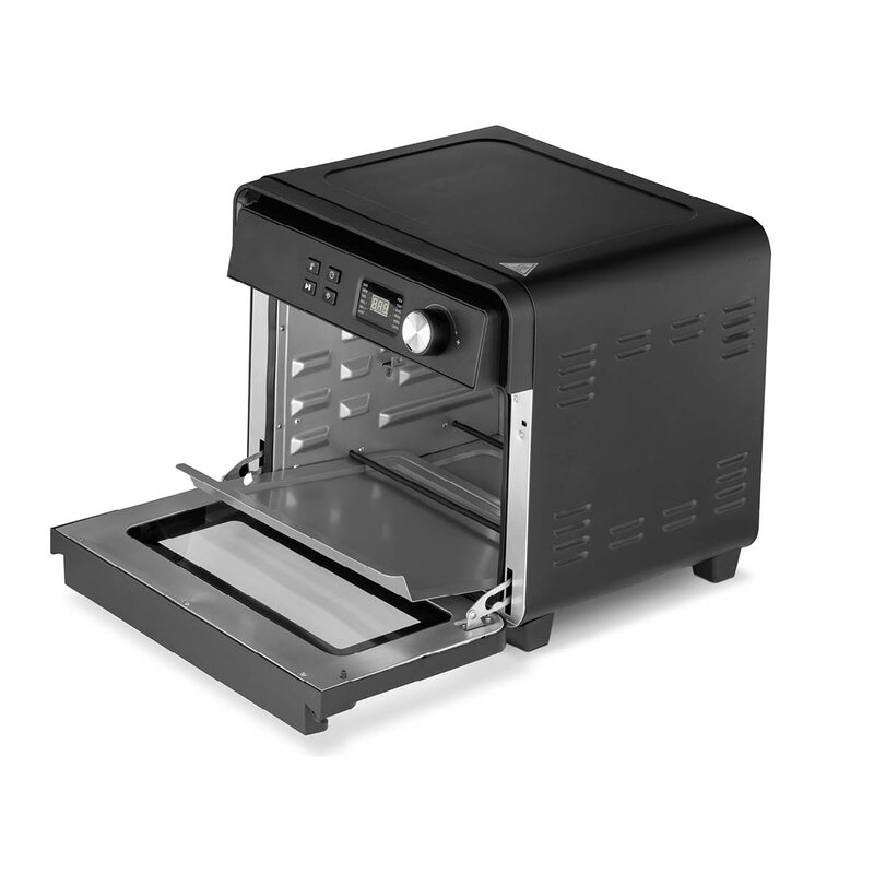 Caso Airfry Chef 1700 airfryer 22L rustfritt stål/svart