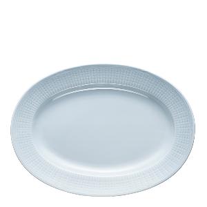 Rörstrand Swedish Grace ovalt fat 32 cm is/grå