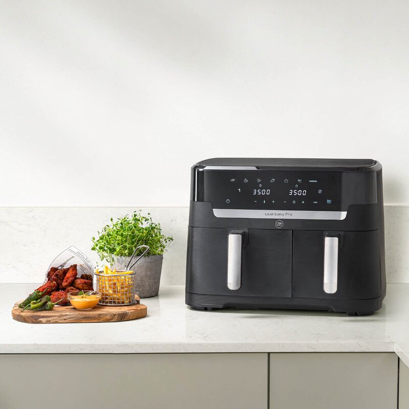 OBH Nordica Dual Easy frityrkoker XXL 11 L svart