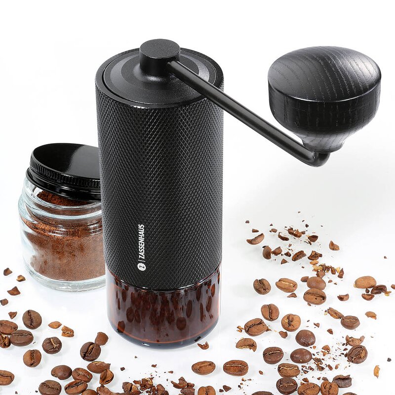 Zassenhaus Barista 2.0 kaffe-/espressokvern 18,5 cm svart