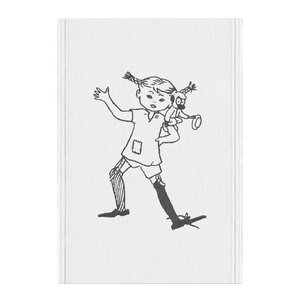 Ekelund Pippi kjøkkenhåndkle 35x50 cm Pippilotta