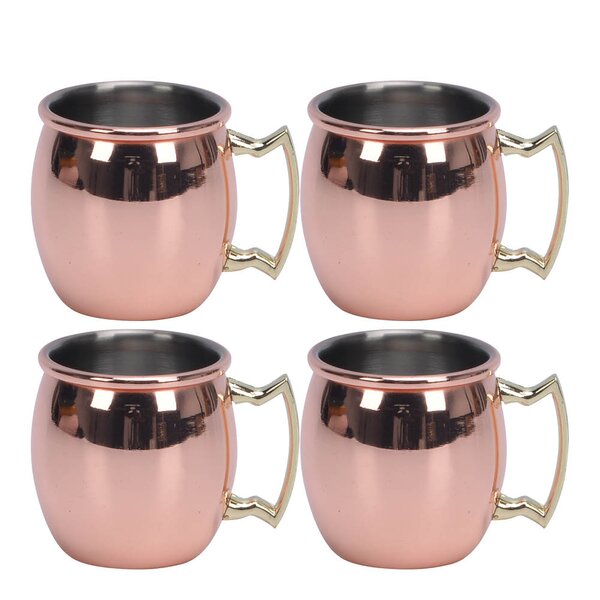 Modern House - Moscow Mule shotglass 60 ml 4 stk kobber