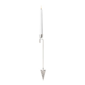 Georg Jensen Jul 2025 lysestake kremmerhus 19 cm sølv