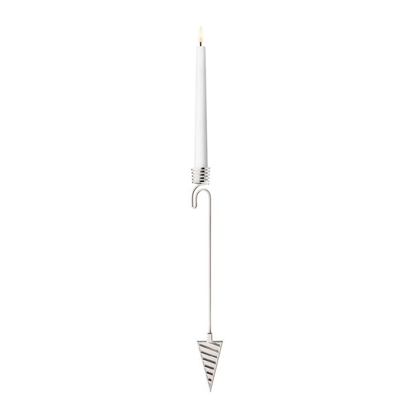 Georg Jensen Jul 2025 lysestake kremmerhus 19 cm sølv