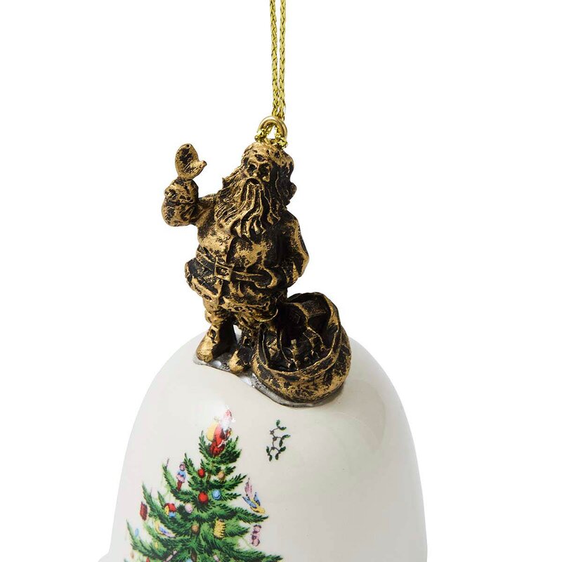 Spode Christmas Tree juletrepynt Santa Annual Bell 2026