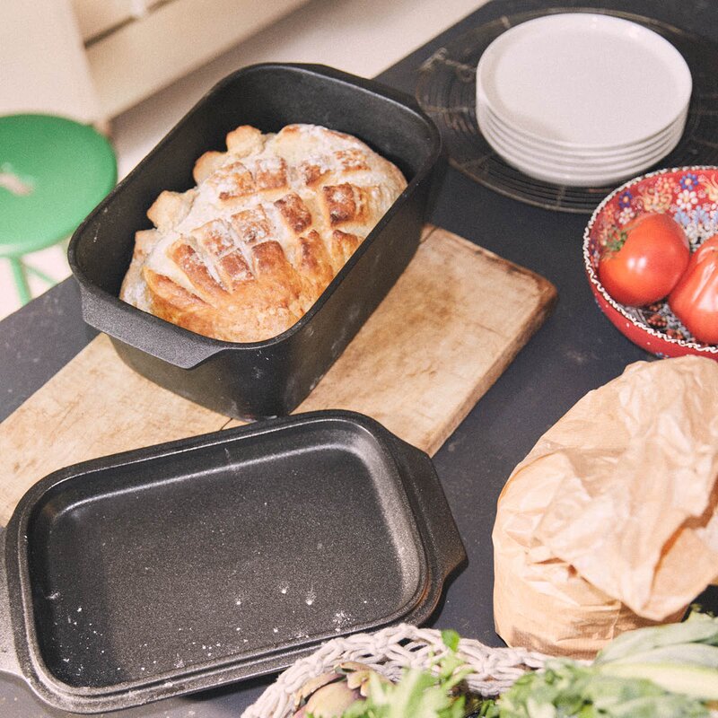 Rosendahl Bake -n- roast leirgryte 5,0L grå