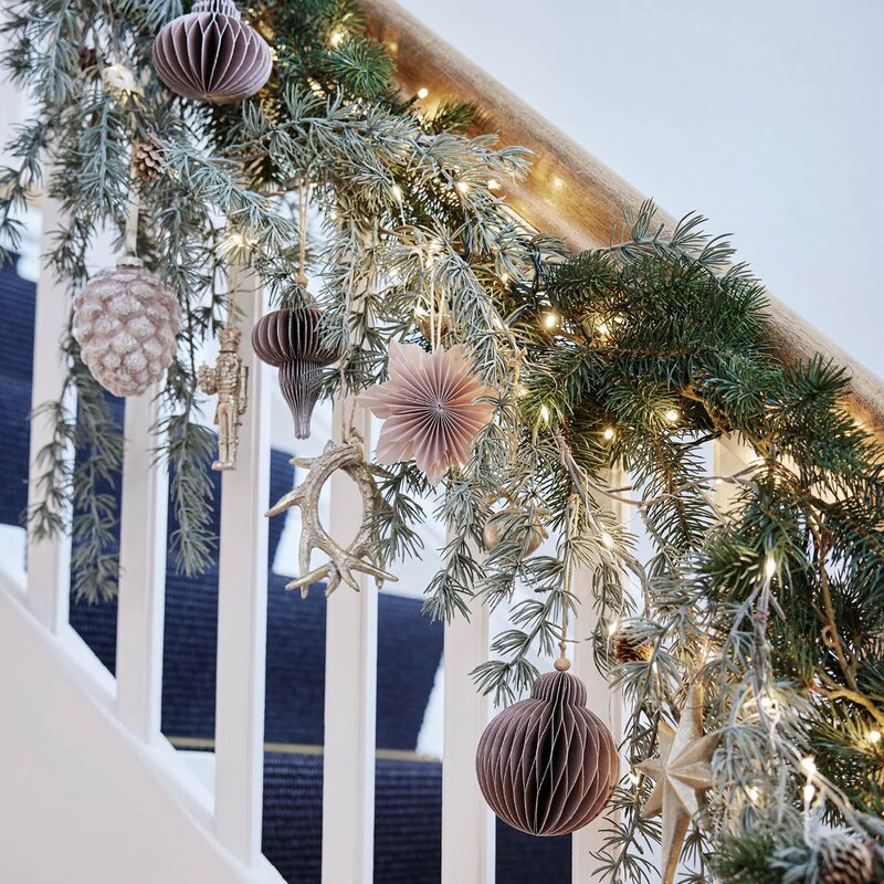 Lene Bjerre Vintia gran girlander 180 cm grønn