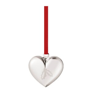 Georg Jensen 2026 julehjerte 5,6 cm sølv