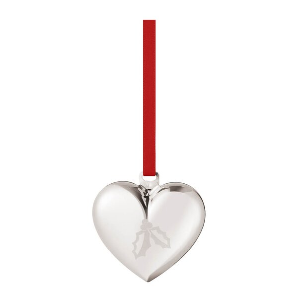Georg Jensen 2026 julehjerte 5,6 cm sølv